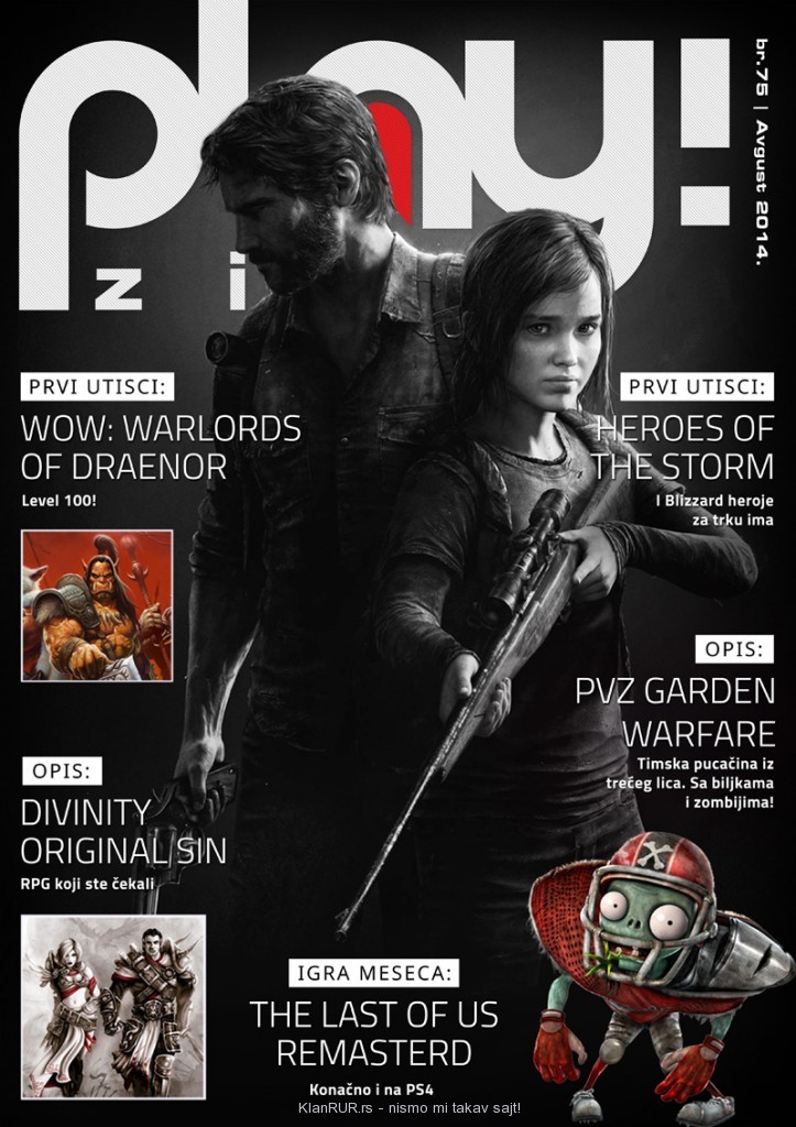 PLAY!Zine75-Avgust2014 naslovna