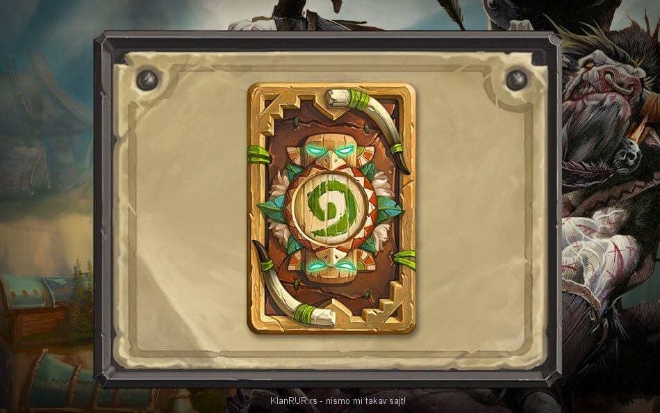 Tauren Thunderbluff Cardback