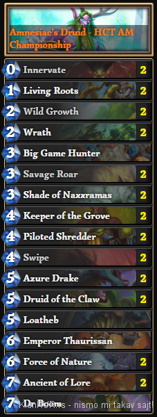 Amnesiac Combo Druid