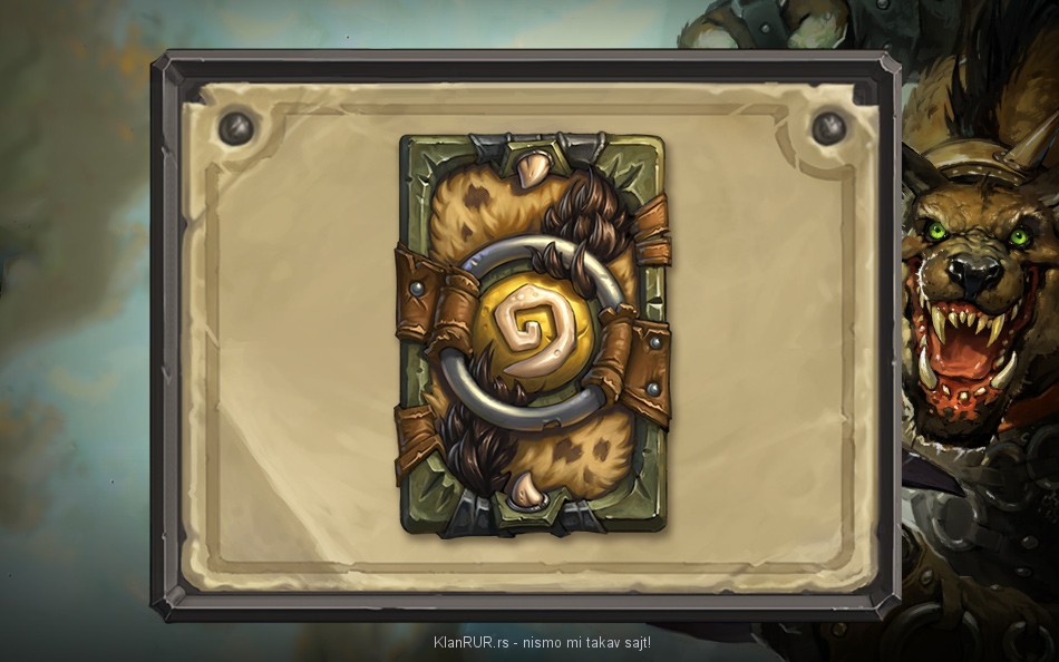 Hogger card back