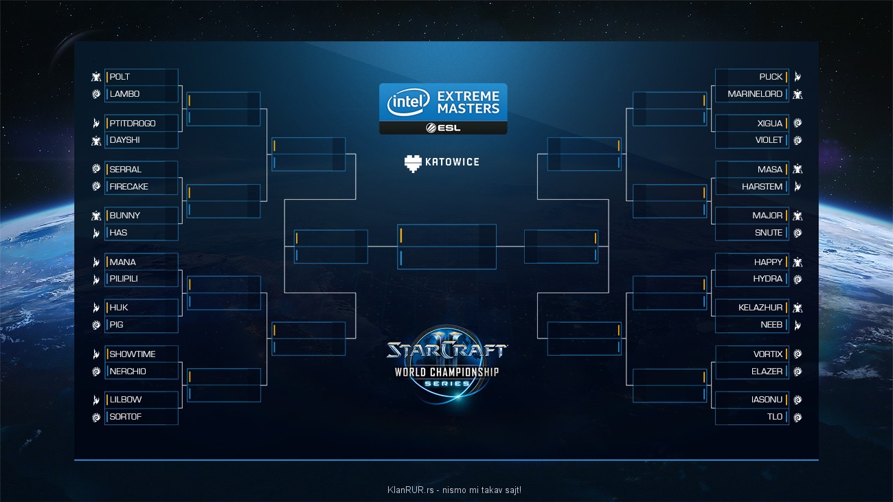 IEM Sc2 Bracket 2016