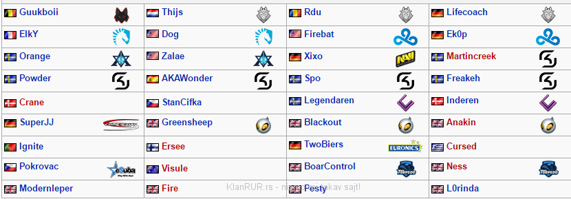 Truesilver Insomnia igrači 2016