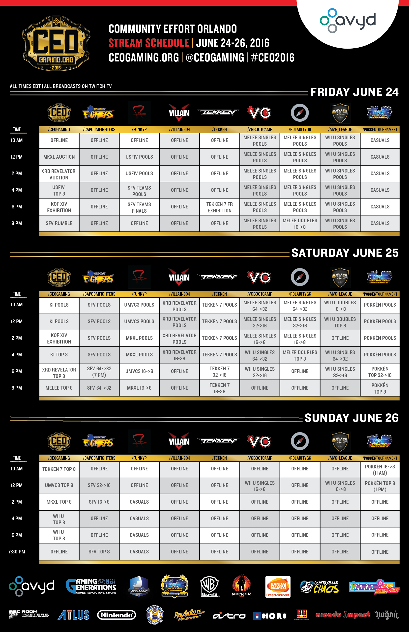 CEO2016_StreamSchedule