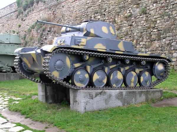 Panzer II tenk u okviru zbirke Vojnog Muzeja u Beogradu Izvor: Wikimedia commons