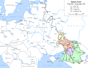 "Fall Blau", nemački prodori od juna do septembra 1942.