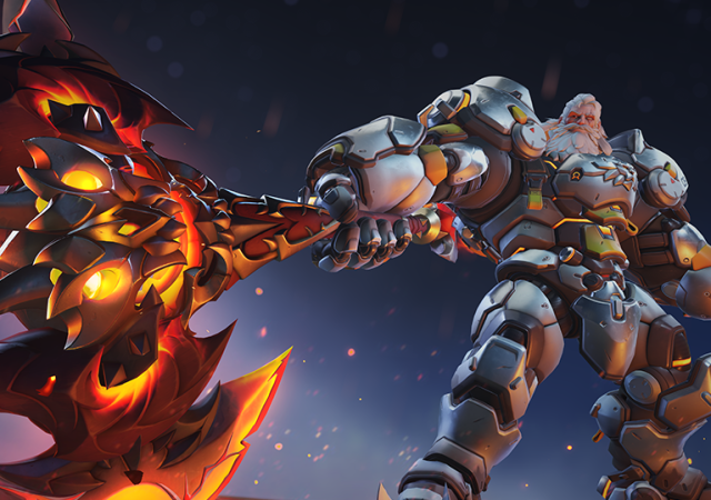 Bound Demon Reinhardt Mythic Weapon Skin