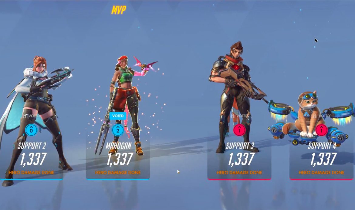 Post Match Accolades Overwatch