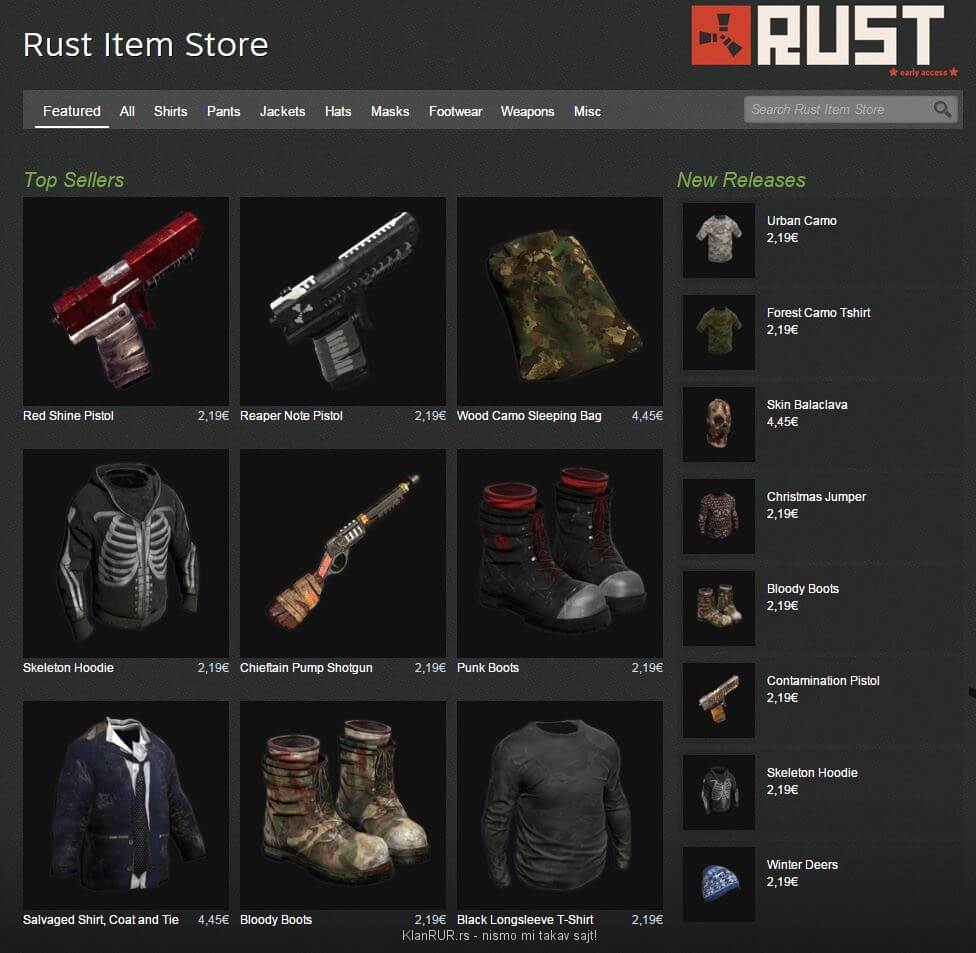 Магазин игровых предметов. Раст магазин. Раст вещи. Rust item Store. Playrust магазин.