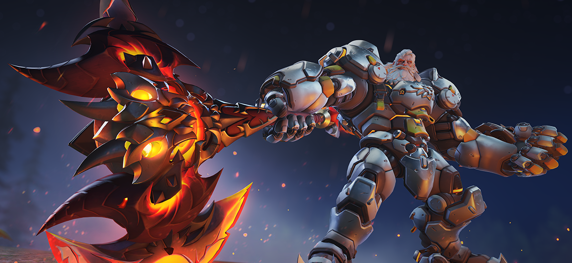 Bound Demon Reinhardt Mythic Weapon Skin