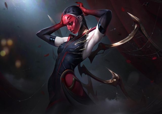 LoL_Elise_MasqueoftheBlackRoseSkin