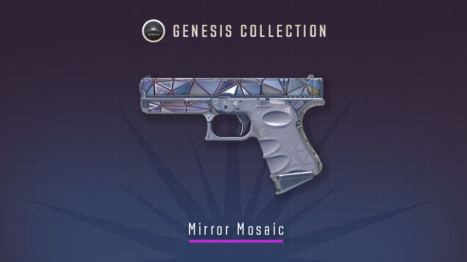 Glock-17 Mirror Mosaic