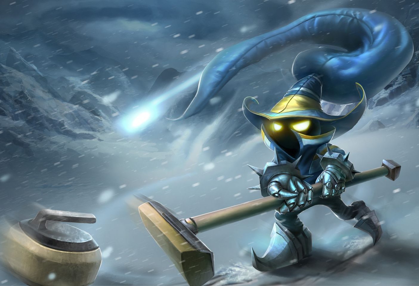 Veigar Winter sports skin peč