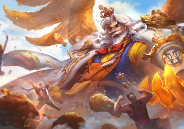 Fried Chicken King Swain lol novi peč skinovi