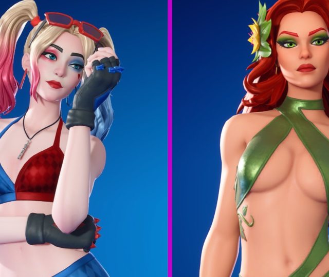 Fortnite_Harley_Quinn_Poison_Ivy_skins_1