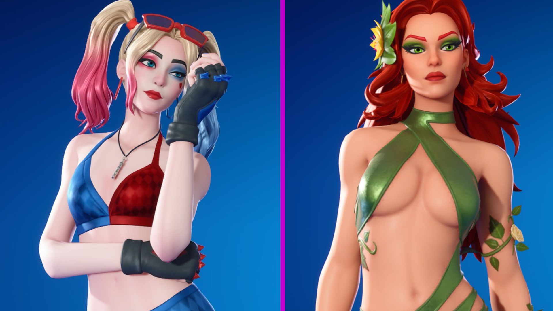 Fortnite_Harley_Quinn_Poison_Ivy_skins_1